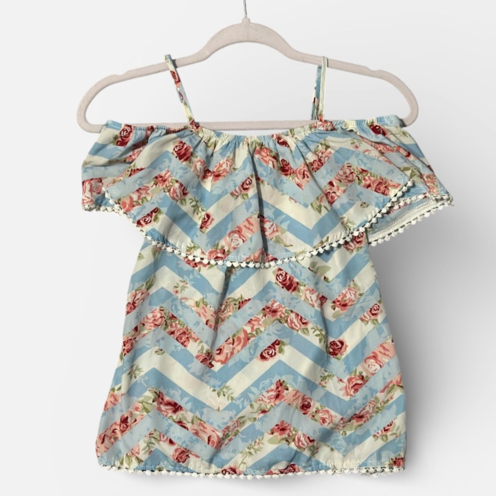 🐣No Boundaries Floral Off-Shoulder Top